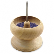 Beadalon Spin-N-Bead Bead Loader Wood