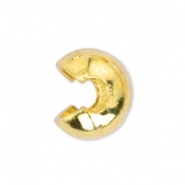 Beadalon Crimp Cover 3mm Gold