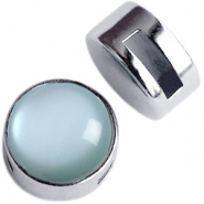 Cuoio bracelets Cuoio setting / slider for 8 mm leather and 12 mm cabochon