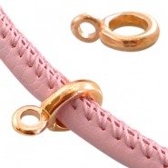 DQ European metal beads rose gold DQ European metal rose gold findings
