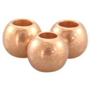 DQ European metal beads rose gold DQ European metal rose gold beads