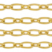 Stainless Steel findings belcher chain anchor cable links Gold