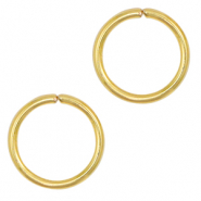 Stainless steel findings jump ring 5mm Gold