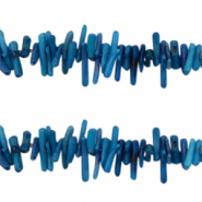 Ocean bamboo beads Teal Blue