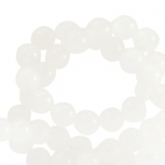 Natural stone beads Quartz 4mm White