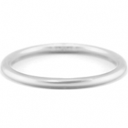 Inspired temple bangles 5mm size L Silver
