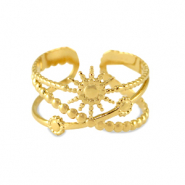 Stainless steel rings Gold