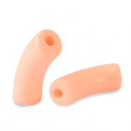 Acrylic beads tube Salmon Pink