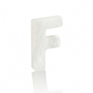 Shell pendants specials letter F White (natural colour)