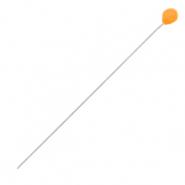 DQ European metal findings headpin 52mm Antique Silver-Neon Orange (nickel free)