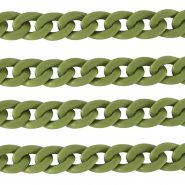 Acrylic chain 18mm matt Grove Green