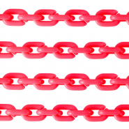 Acrylic chain 15mm shiny Neon Pink