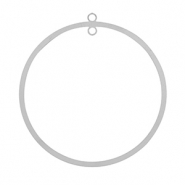 Stainless steel charms 52mm Silver