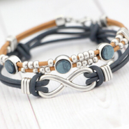 Inspirational Sets DQ leather bracelets