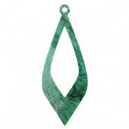 Resin pendants Multicolor Green