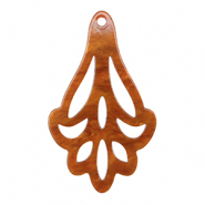 Resin pendants Topaz Brown