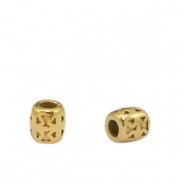 Stainless steel beads 5mm Gold