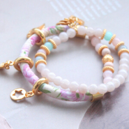 Inspirational Sets Crackled opal glass beads