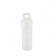 Jewelry storage tray tube small Transparent
