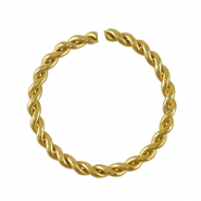Stainless steel findings jump ring Gold