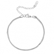 Stainless steel bracelets Silver
