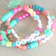 Inspirational Sets Coloured letter beads