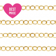 Stainless steel findings belcher chain&nbsp;anchor cable Gold