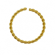 Stainless steel findings jump ring Gold