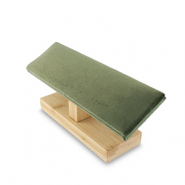 Jewellery display for bracelets Natural-Olive Green