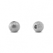 Stainless steel beads 6mm Silver