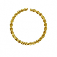 Stainless steel findings jump ring Gold
