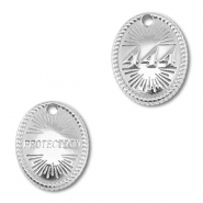 BY31&reg; Stainless steel charm angelnumbers 444 / protection Silver