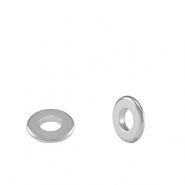 DQ European metal beads spacer ring 9mm Antique Silver (nickel free)