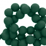8 mm acrylic beads Dark Green