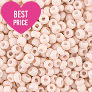 Glass seed beads 12/0 (2mm) Peach Beige