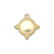 BY31&reg; Stainless steel charms with setting for SS16 flat back Gold