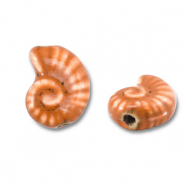 Beads ceramic shell Orange