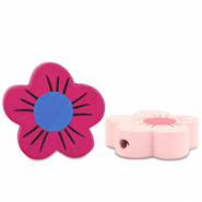 Wooden beads flower Multicolour