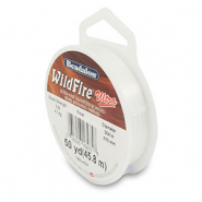 Beadalon Stringing Wire Wildfire Ultra 0.10mm Frost White