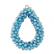 Top Faceted charms drop erin green