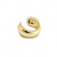 Stainless steel earrings ear cuff Gold