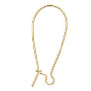 Stainless steel findings closable earrings Gold