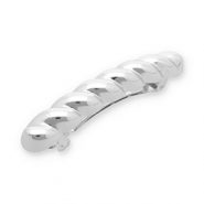 Hair accessories hair clip twisted Silver