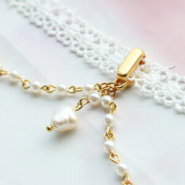 Inspirational Sets Elegant chokers and bracelets made of lace