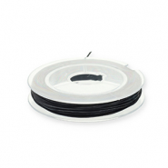 Elastic cord 0.8mm Black
