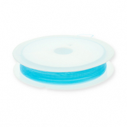 Elastic cord 0.5mm Turquoise Blue