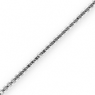 Round hematite beads hexagon Silver