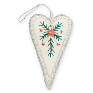 Trendy pendants heart White-Green-Red-Silver