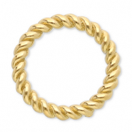 Stainless steel findings closed ring 12mm Gold