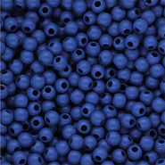 4 mm DQ acrylic beads shiny Dazzling Blue 18-3949 TCX